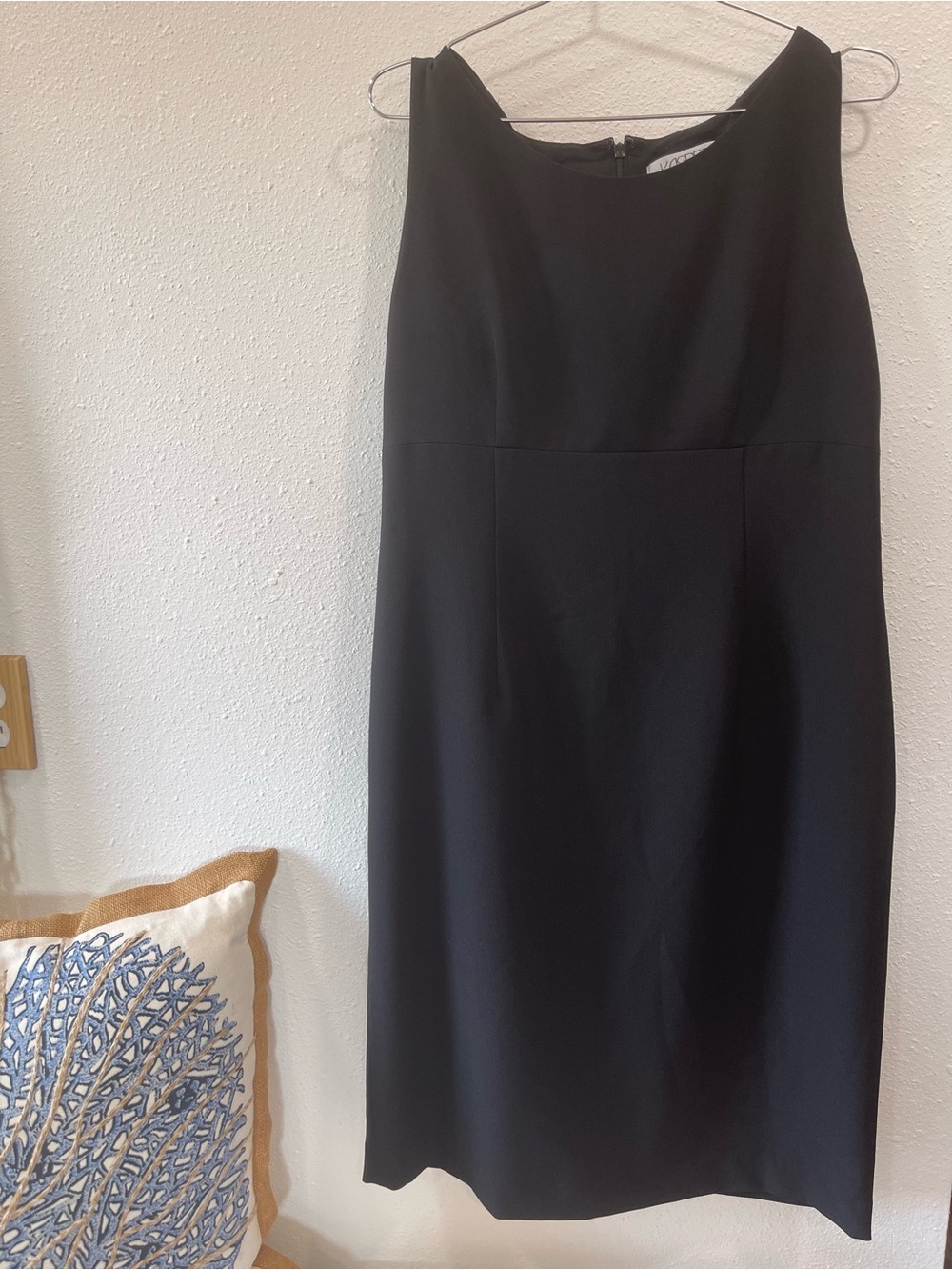 Kasper Black Sleeveless Sheath Dress